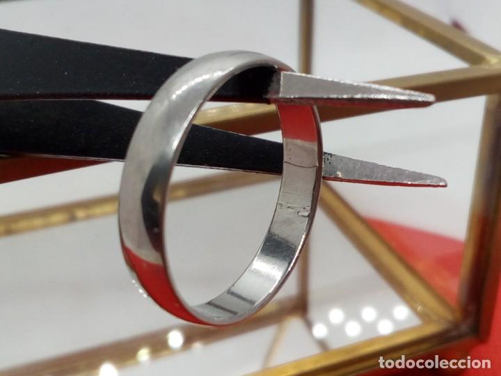 Joyeria: Alianza en acero mate basic inox. Mod. C42-A - Talla 9 USA - Foto 5