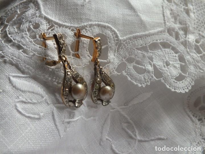 Joyeria: ANTIGUOS PENDIENTES CHAPADOS - Foto 2