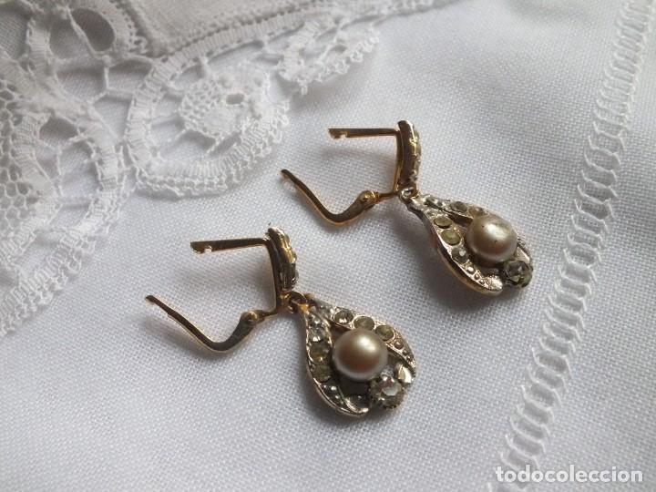 Joyeria: ANTIGUOS PENDIENTES CHAPADOS - Foto 3