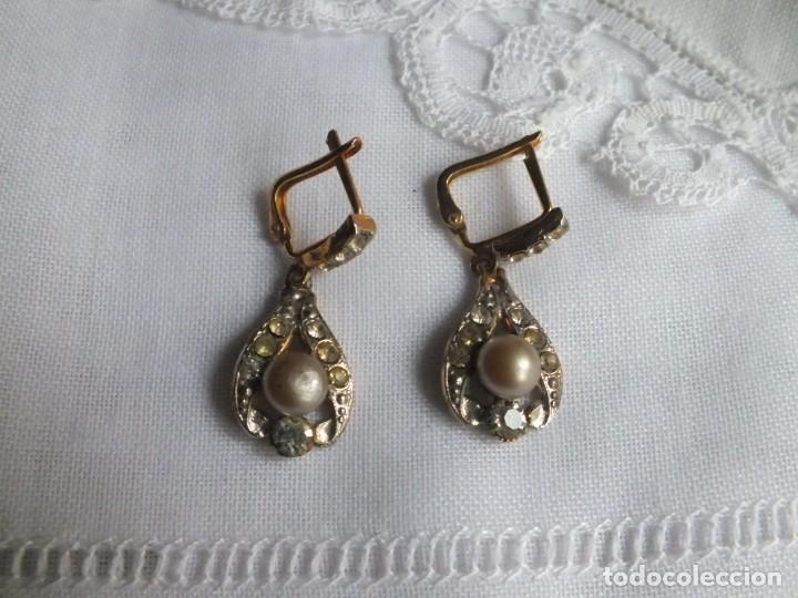 Joyeria: ANTIGUOS PENDIENTES CHAPADOS - Foto 7