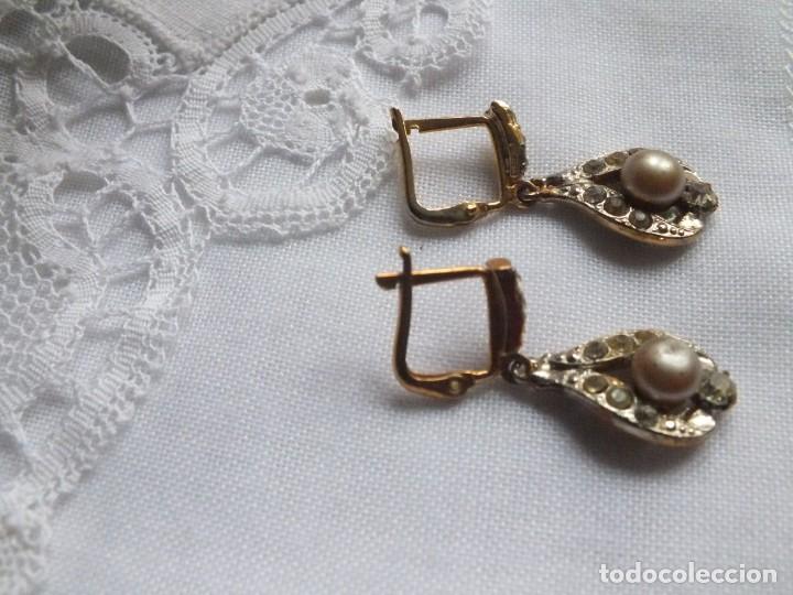 Joyeria: ANTIGUOS PENDIENTES CHAPADOS - Foto 8