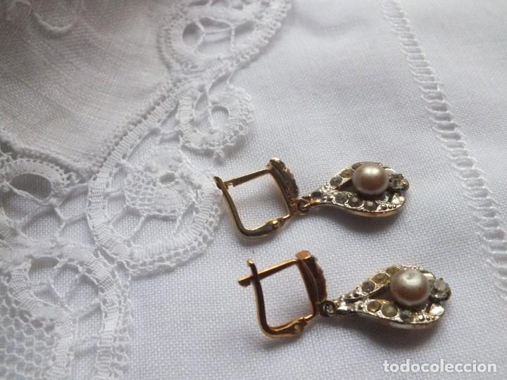 Joyeria: ANTIGUOS PENDIENTES CHAPADOS - Foto 9