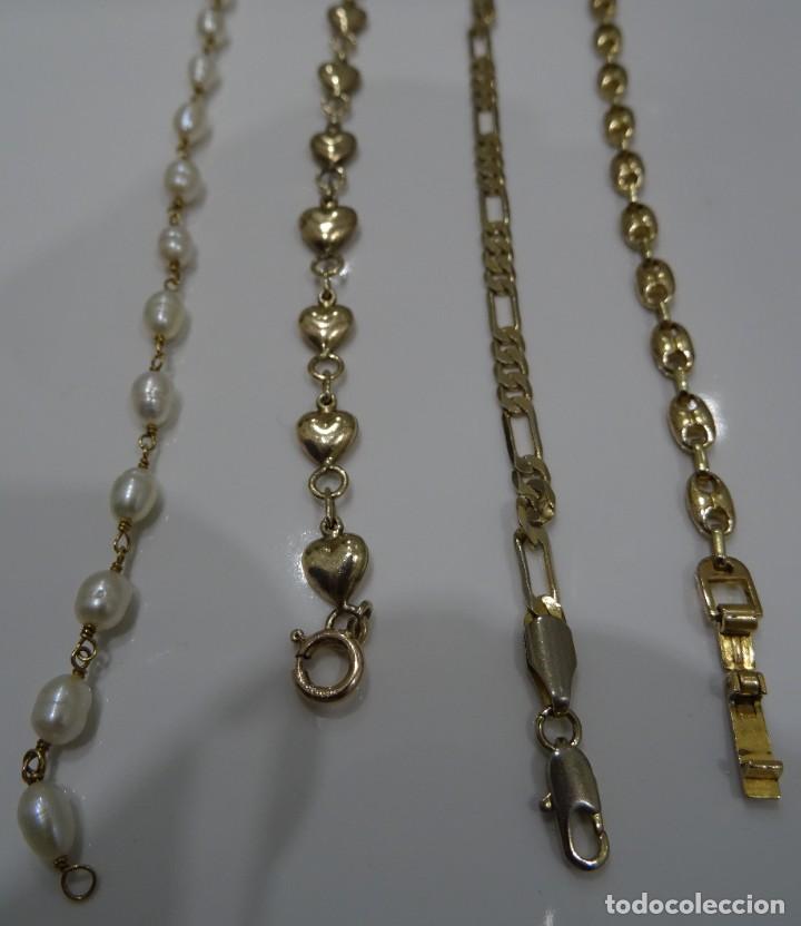 Joyeria: Lote de 4 pulseras antiguas - Foto 3