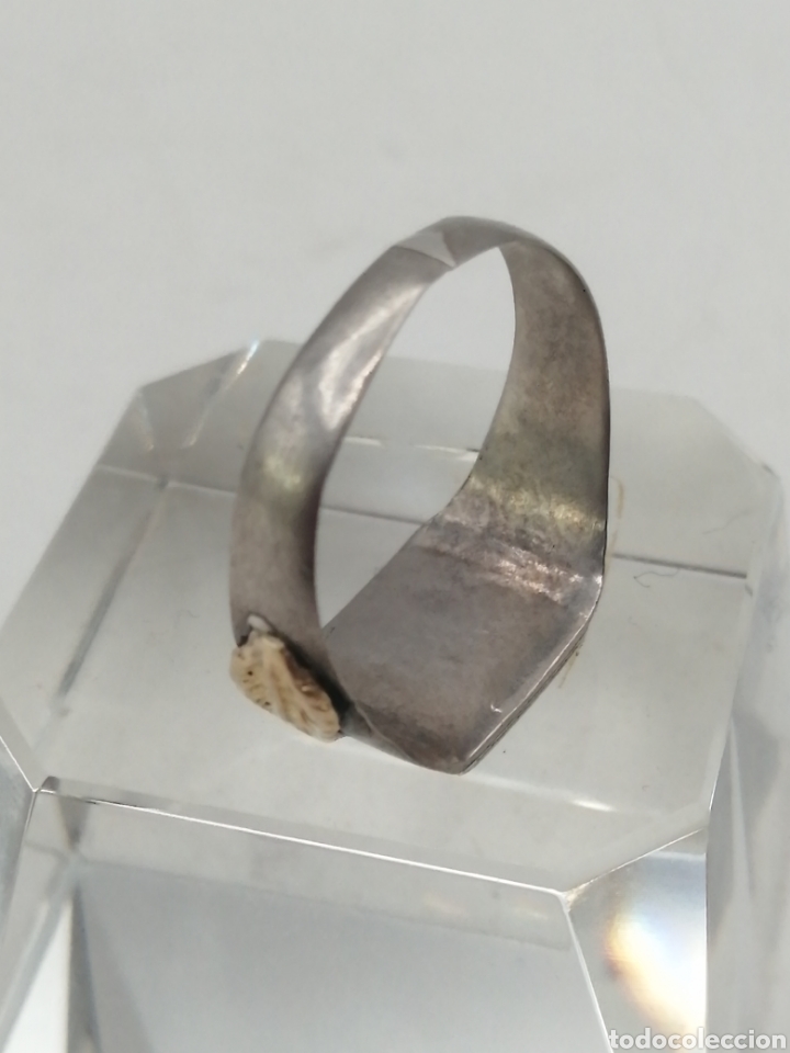 Joyeria: Antiguo anillo oro y plata - Foto 5