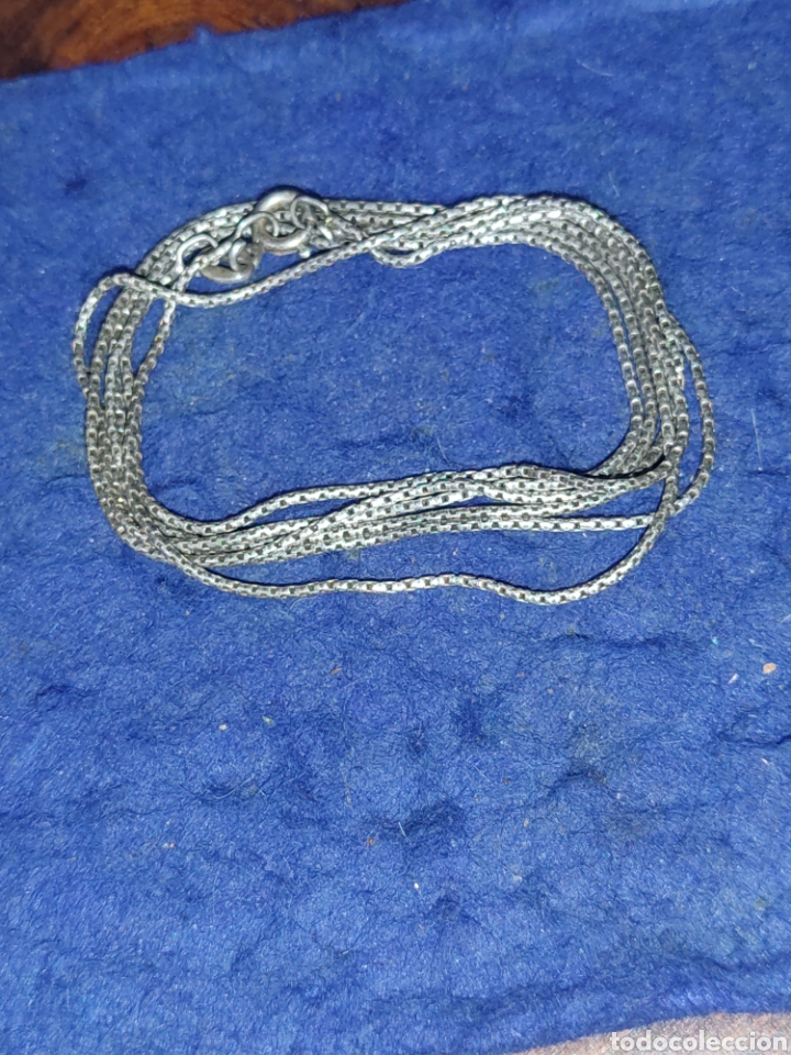 Joyeria: Cadena doble de plata contrastada. - Foto 3