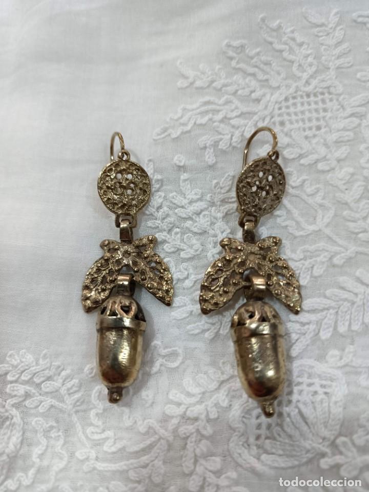 Joyeria: Pendientes de bellota. Indumentaria tradicional. - Foto 14