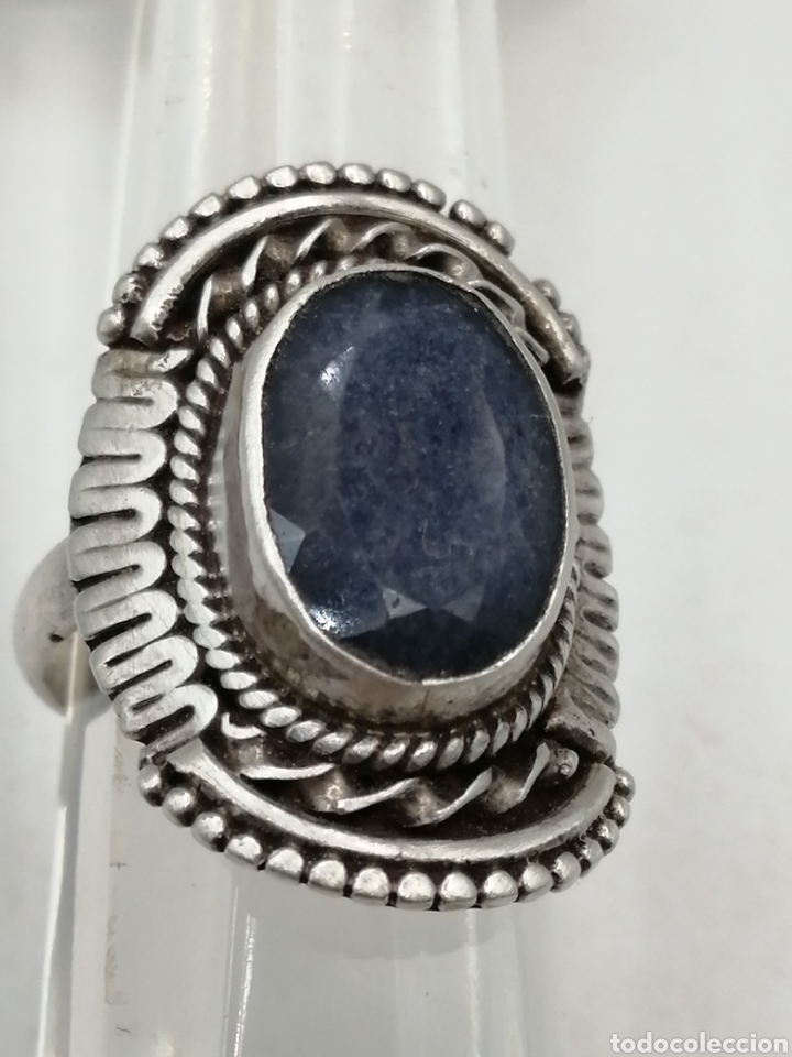 Joyeria: Anillo plata de ley y &Aacute;gata musgo - Foto 2