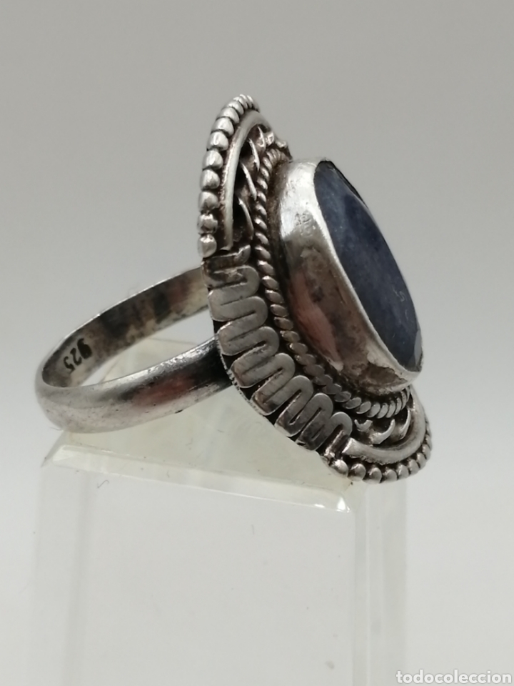 Joyeria: Anillo plata de ley y &Aacute;gata musgo - Foto 3