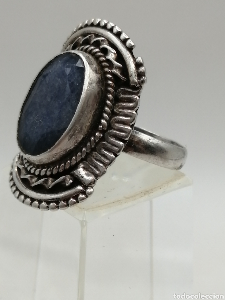 Joyeria: Anillo plata de ley y &Aacute;gata musgo - Foto 4