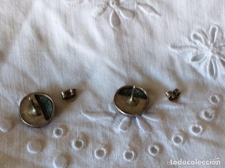 Joyeria: BONITOS PENDIENTES EN PLATA DE LEY CON ESMALTE - Foto 2