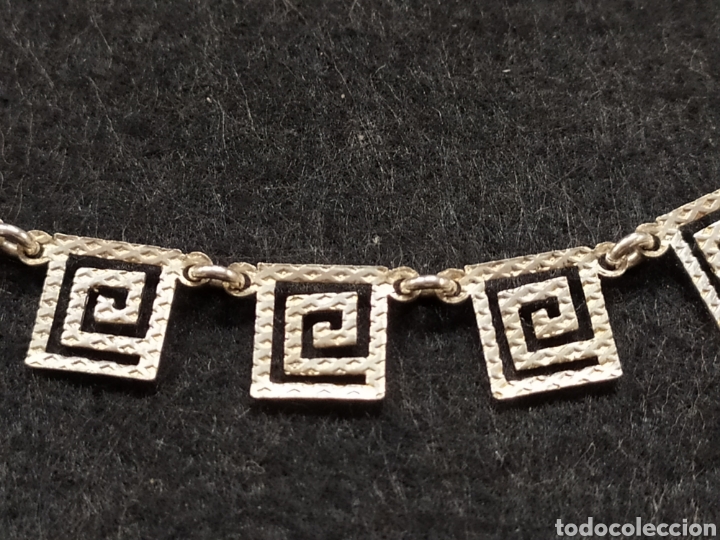 Joyeria: Collar de plata cenefa griega. Plata 925 - Foto 2