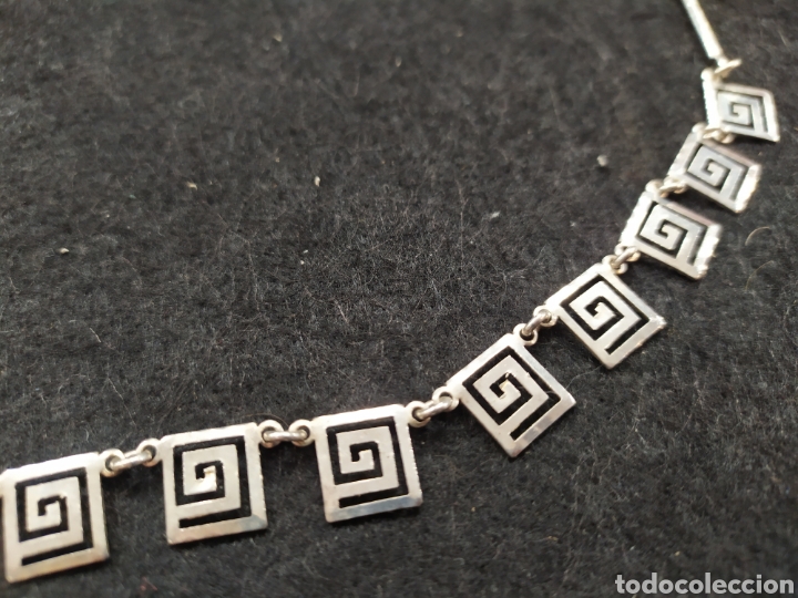 Joyeria: Collar de plata cenefa griega. Plata 925 - Foto 4