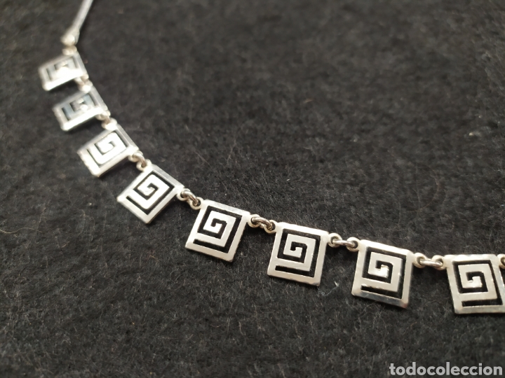 Joyeria: Collar de plata cenefa griega. Plata 925 - Foto 5