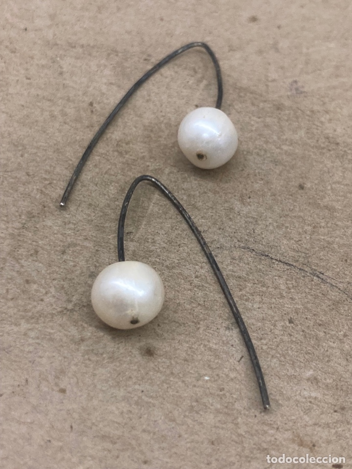 Joyeria: Pendientes de plata y perlas /P170 - Foto 1