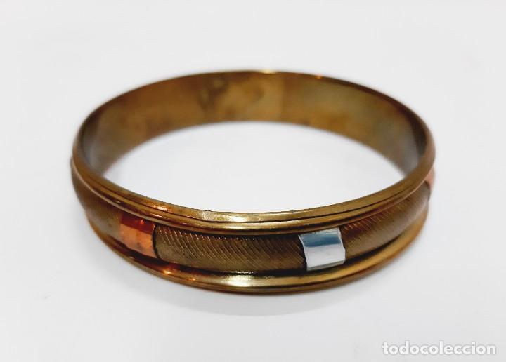 Joyeria: Pulsera esclava vintage de lat&oacute;n(4.3) - Foto 1