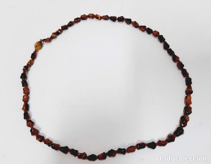 Joyeria: Collar de ojo de tigre con cuentas(4.3) - Foto 5