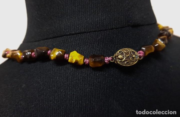 Joyeria: Collar de ojo de tigre con cuentas(4.3) - Foto 6