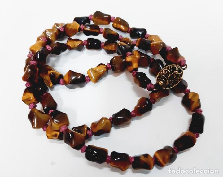Joyeria: Collar de ojo de tigre con cuentas(4.3) - Foto 7