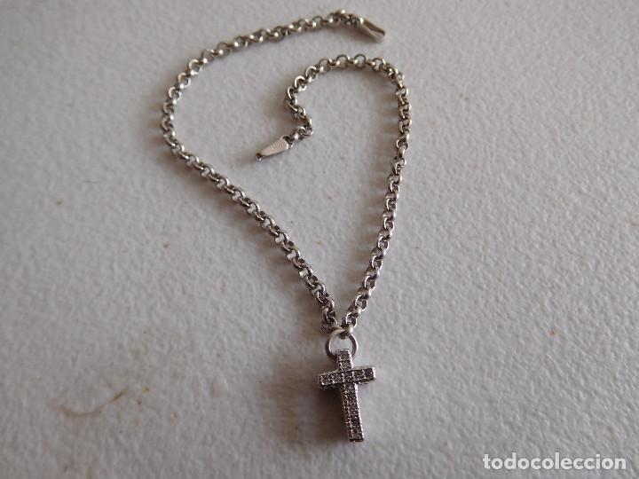 Joyeria: Pulsera de plata con cruz piedras - Foto 1