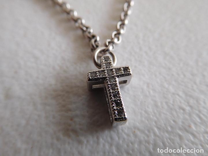 Joyeria: Pulsera de plata con cruz piedras - Foto 2