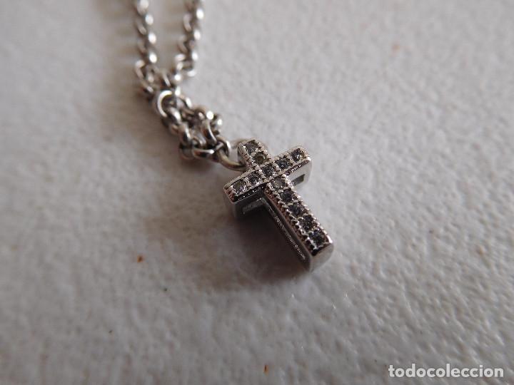Joyeria: Pulsera de plata con cruz piedras - Foto 3