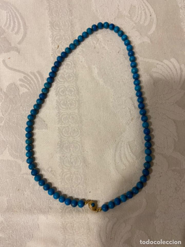 Joyeria: C-32. Collar de turquesas. Broche importante. - Foto 1