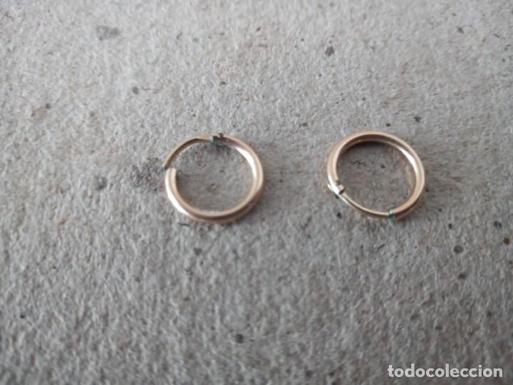 Schmuck: PENDIENTES DE ARO ANTIGUOS DORADOS M2 63