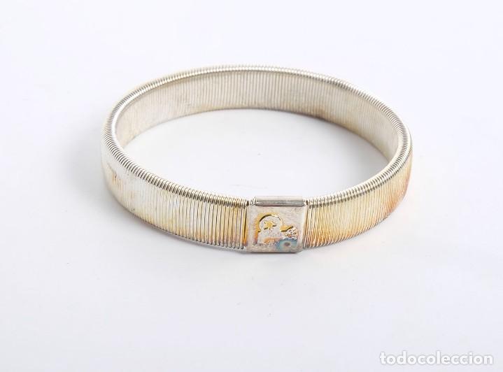 Joyeria: Pulsera con ba&ntilde;o de plata, el&aacute;stica - Foto 1