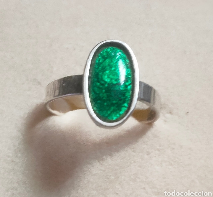 Joyeria: ANILLO DE PLATA Y ESMALTE AL FUEGO - Foto 2