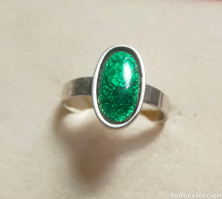 Joyeria: ANILLO DE PLATA Y ESMALTE AL FUEGO - Foto 4