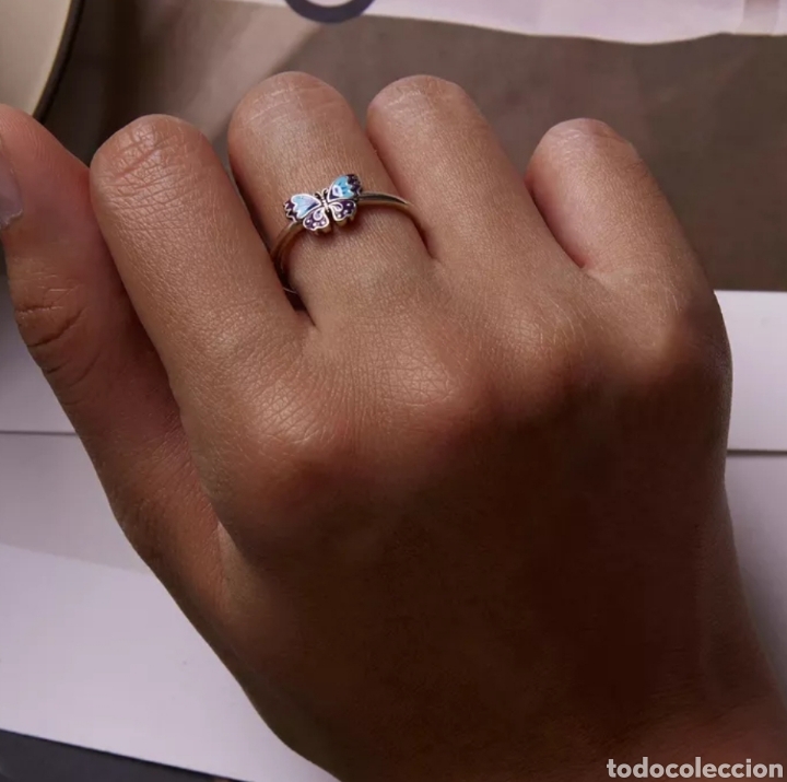 Joyeria: Anillo de Plata Mariposa Azul ENV&Iacute;O GRATIS!! - Foto 4