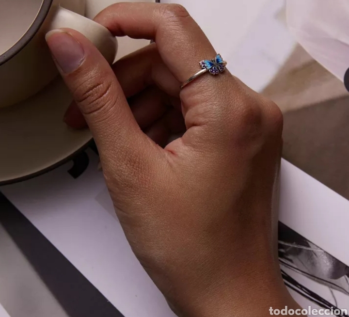 Joyeria: Anillo de Plata Mariposa Azul ENV&Iacute;O GRATIS!! - Foto 5