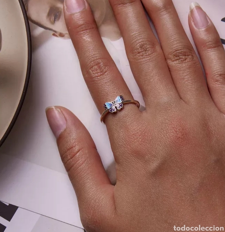 Joyeria: Anillo de Plata Mariposa Azul ENV&Iacute;O GRATIS!! - Foto 6
