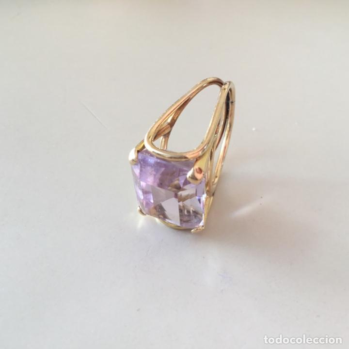 Joyeria: Anillo oro amarillo y Amatista - Foto 2