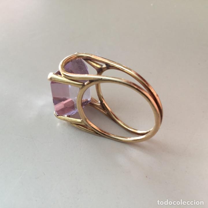 Joyeria: Anillo oro amarillo y Amatista - Foto 4