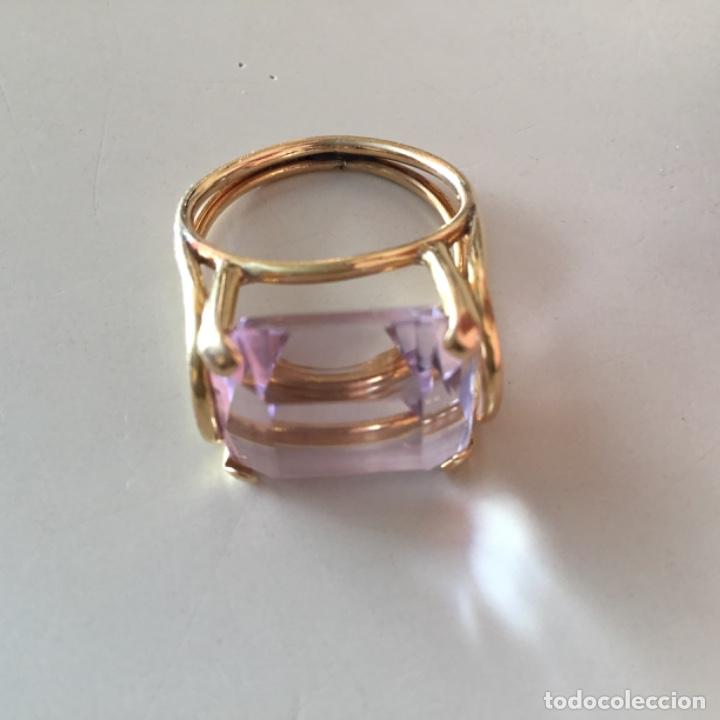 Joyeria: Anillo oro amarillo y Amatista - Foto 5
