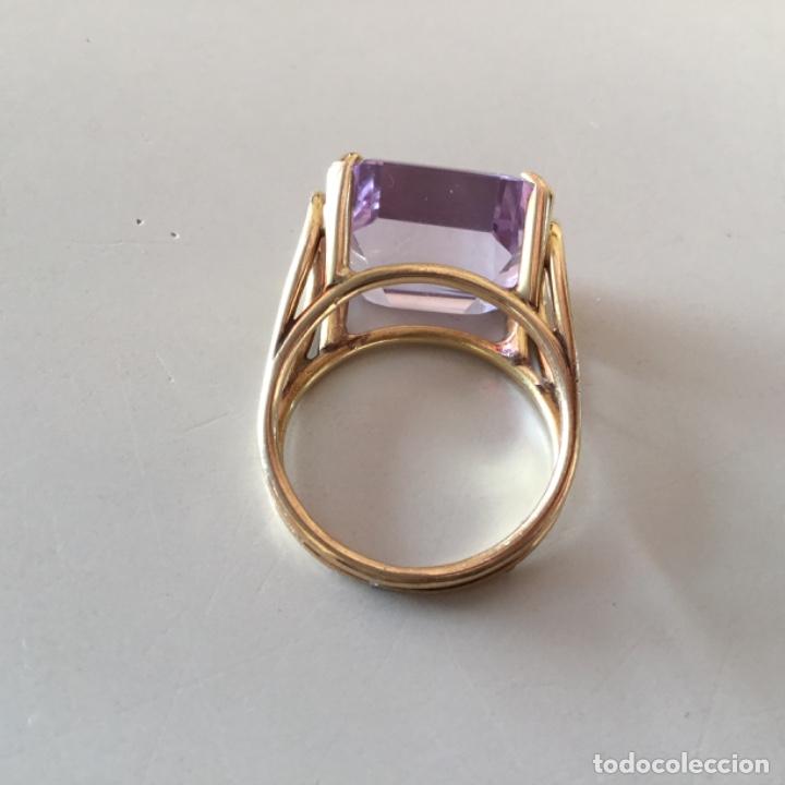 Joyeria: Anillo oro amarillo y Amatista - Foto 6