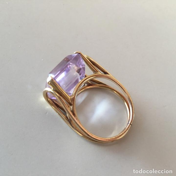 Joyeria: Anillo oro amarillo y Amatista - Foto 7