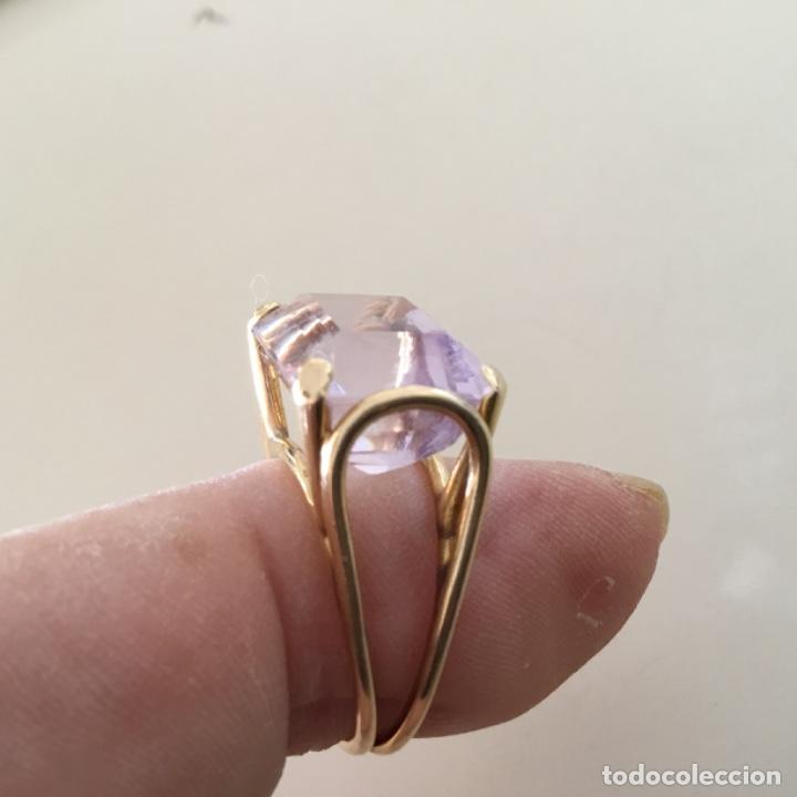 Joyeria: Anillo oro amarillo y Amatista - Foto 9