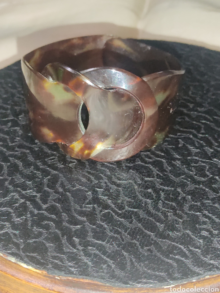 Joyeria: Pulsera de carey entrelazada,Vintage. - Foto 2