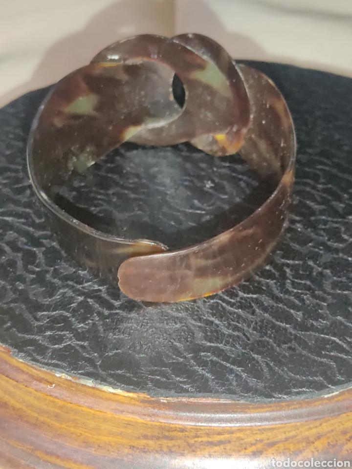 Joyeria: Pulsera de carey entrelazada,Vintage. - Foto 3