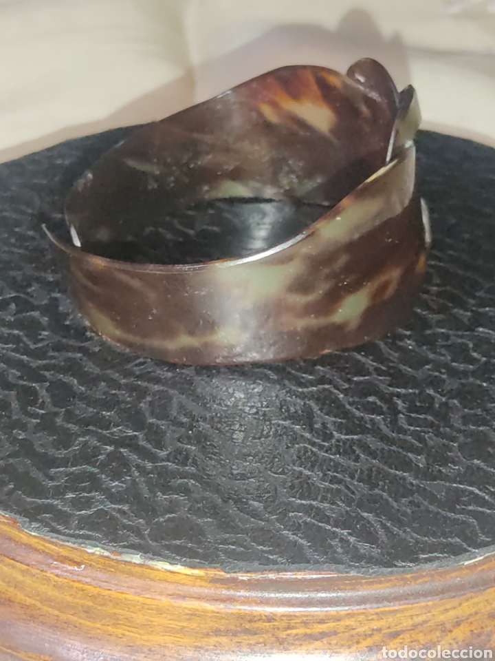 Joyeria: Pulsera de carey entrelazada,Vintage. - Foto 5