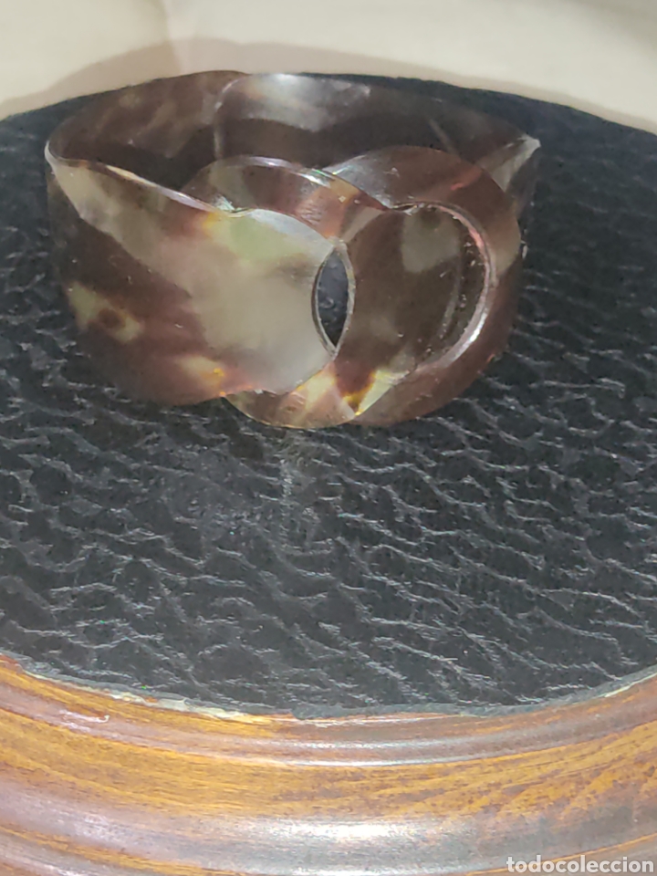 Joyeria: Pulsera de carey entrelazada,Vintage. - Foto 6