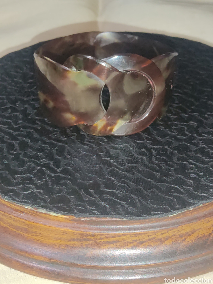 Joyeria: Pulsera de carey entrelazada,Vintage. - Foto 1