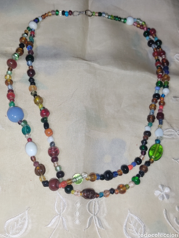 Joyeria: Collar de cristal de murano variado,vintage. - Foto 2