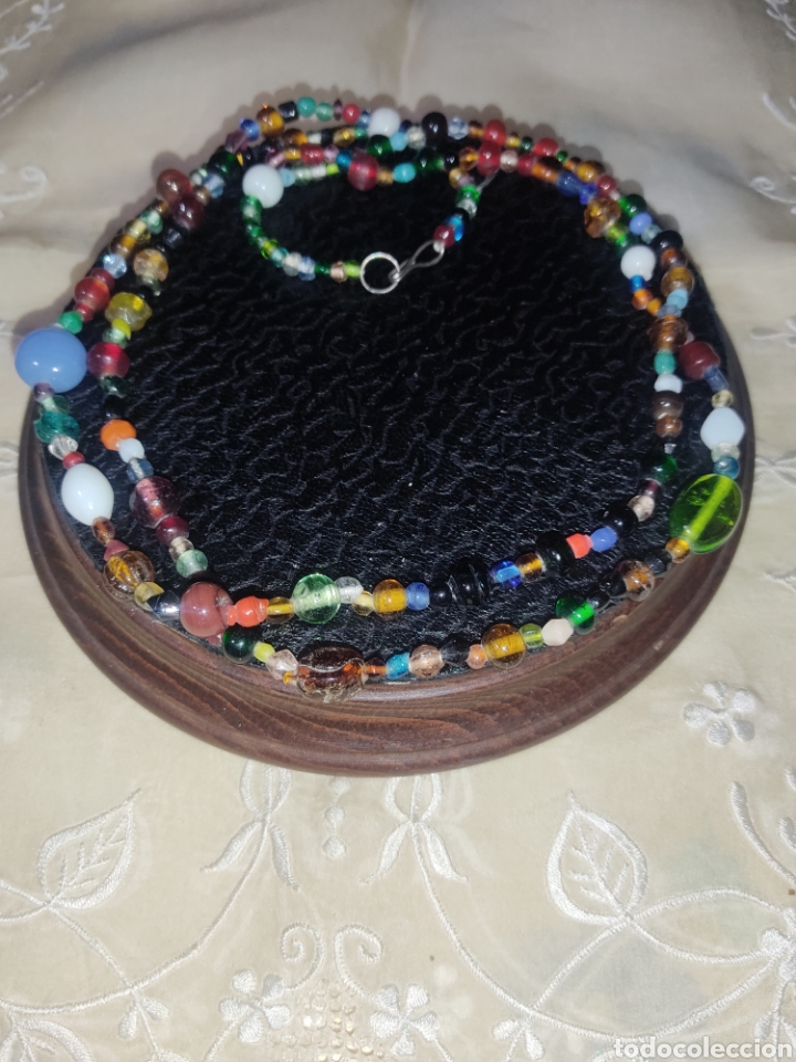 Joyeria: Collar de cristal de murano variado,vintage. - Foto 3