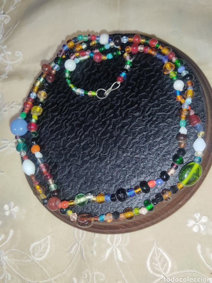 Joyeria: Collar de cristal de murano variado,vintage. - Foto 4