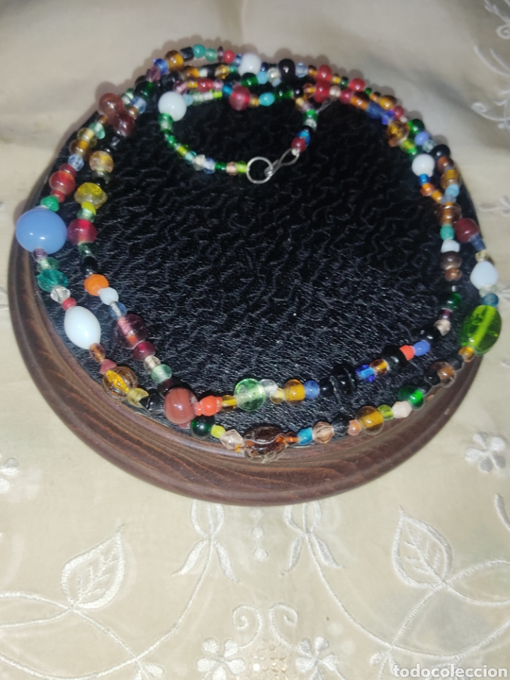Joyeria: Collar de cristal de murano variado,vintage. - Foto 5