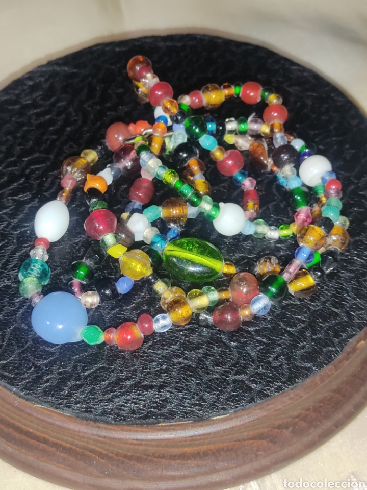 Joyeria: Collar de cristal de murano variado,vintage. - Foto 6