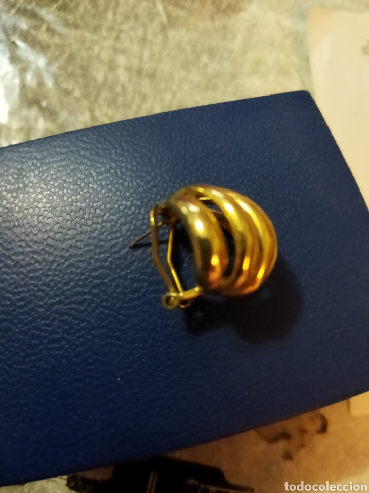 Gioielleria: Pendiente vintage dorado